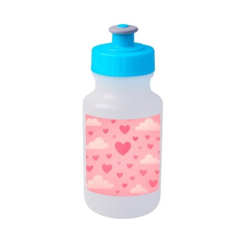 Garrafinha Squeeze Personalizada Céu Rosa