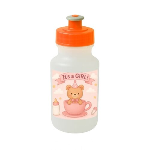 Garrafinha Squeeze Personalizada Chá de Bebê Menina