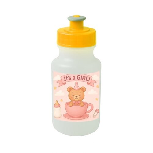 Garrafinha Squeeze Personalizada Chá de Bebê Menina