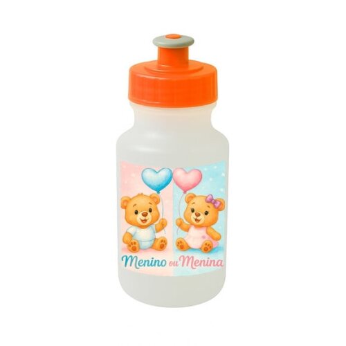 Garrafinha Squeeze Personalizada Chá de Revelação