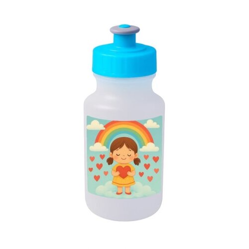 Garrafinha Squeeze Personalizada Chuva de Amor