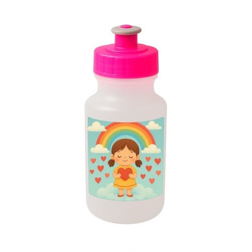Garrafinha Squeeze Personalizada Chuva de Amor
