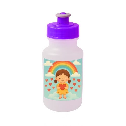 Garrafinha Squeeze Personalizada Chuva de Amor