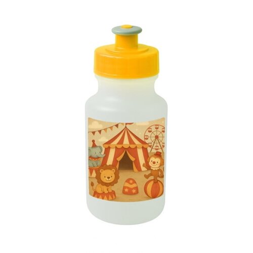 Garrafinha Squeeze Personalizada Circo Vintage