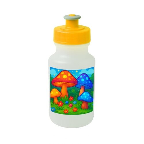 Garrafinha Squeeze Personalizada Cogumelos Mágicos