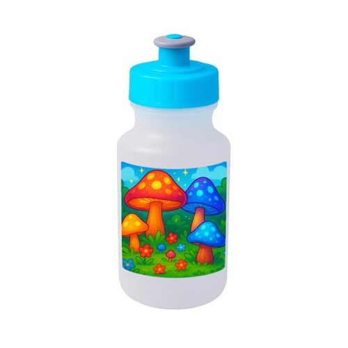 Garrafinha Squeeze Personalizada Cogumelos Mágicos