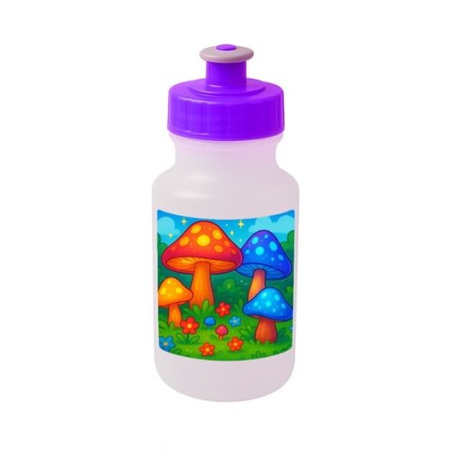 Garrafinha Squeeze Personalizada Cogumelos Mágicos
