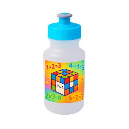 Garrafinha Squeeze Personalizada Cubo Mágico