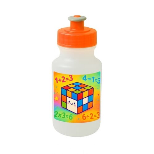 Garrafinha Squeeze Personalizada Cubo Mágico
