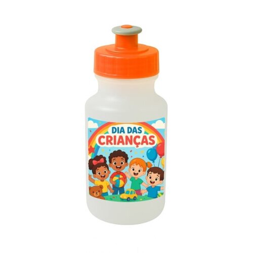Garrafinha Squeeze Personalizada Dia das Crianças