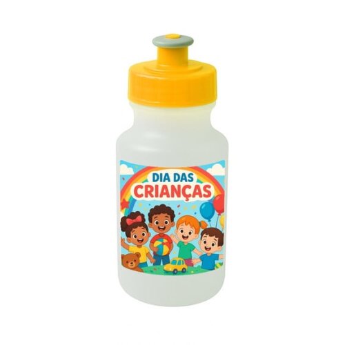 Garrafinha Squeeze Personalizada Dia das Crianças