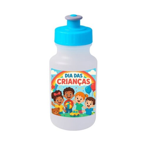 Garrafinha Squeeze Personalizada Dia das Crianças