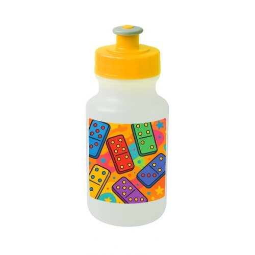 Garrafinha Squeeze Personalizada Dominós Coloridos