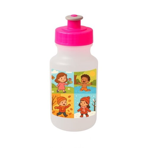 Garrafinha Squeeze Personalizada Estações do Ano