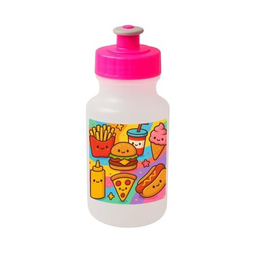 Garrafinha Squeeze Personalizada Fast Food