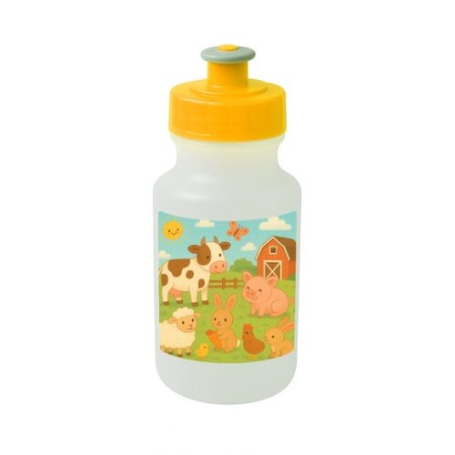 Garrafinha Squeeze Personalizada Fazendinha