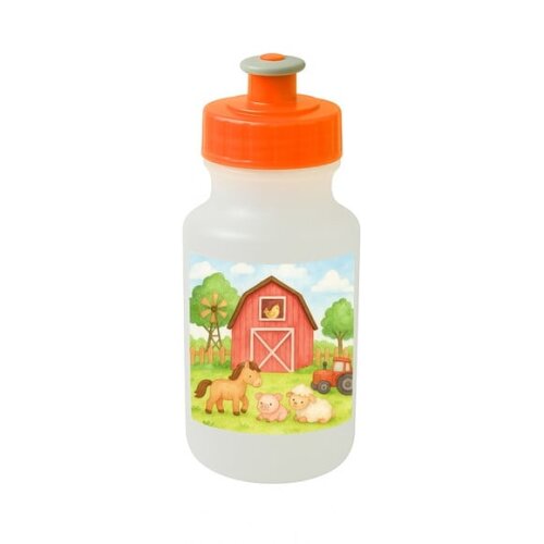 Garrafinha Squeeze Personalizada Fazendinha Aquarela
