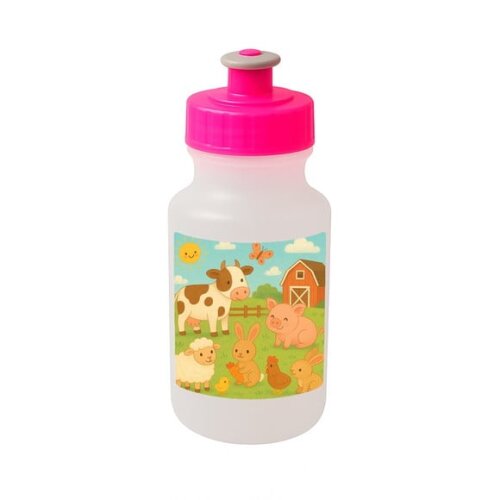 Garrafinha Squeeze Personalizada Fazendinha