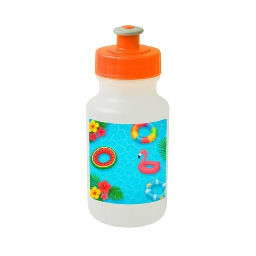 Garrafinha Squeeze Personalizada Festa na Piscina