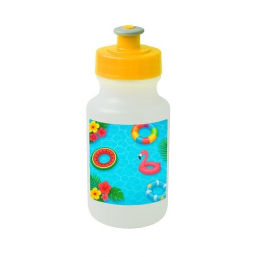 Garrafinha Squeeze Personalizada Festa na Piscina