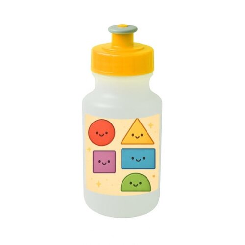Garrafinha Squeeze Personalizada Formas Geométricas
