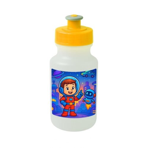 Garrafinha Squeeze Personalizada Futurismo Infantil