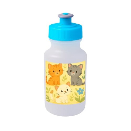 Garrafinha Squeeze Personalizada Gatinhos