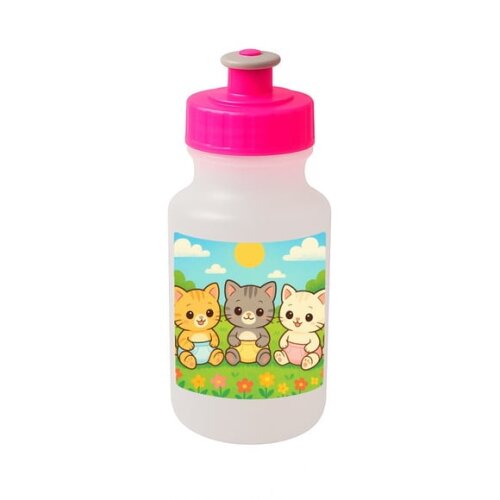 Garrafinha Squeeze Personalizada Gatinhos Baby