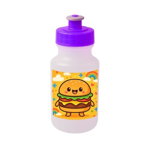 Garrafinha Squeeze Personalizada Hambúrguer Divertido