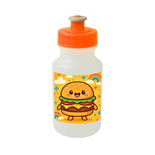 Garrafinha Squeeze Personalizada Hambúrguer Divertido