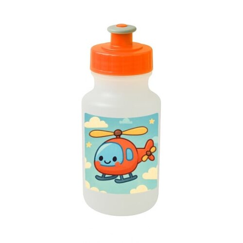 Garrafinha Squeeze Personalizada Helicóptero