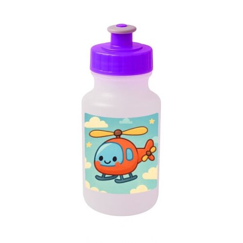 Garrafinha Squeeze Personalizada Helicóptero