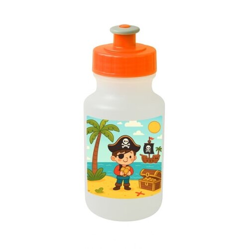 Garrafinha Squeeze Personalizada Ilha Pirata