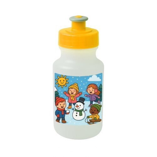 Garrafinha Squeeze Personalizada Inverno Divertido