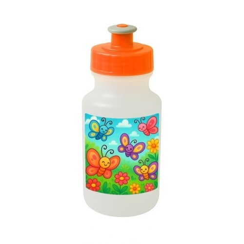 Garrafinha Squeeze Personalizada Jardim das Borboletas