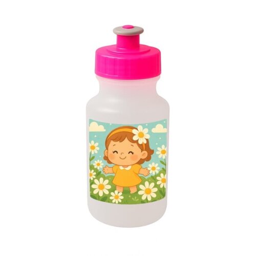 Garrafinha Squeeze Personalizada Jardim das Margaridas