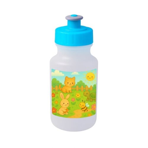 Garrafinha Squeeze Personalizada Jardim dos Bichinhos