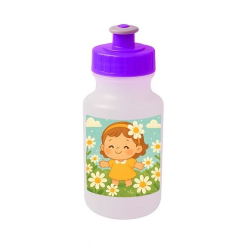 Garrafinha Squeeze Personalizada Jardim das Margaridas