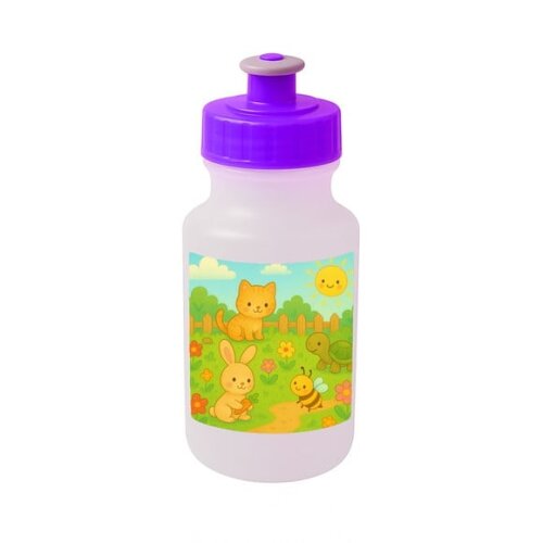 Garrafinha Squeeze Personalizada Jardim dos Bichinhos