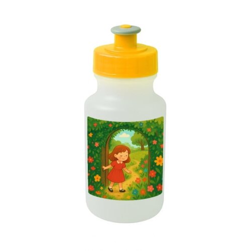Garrafinha Squeeze Personalizada Jardim Secreto