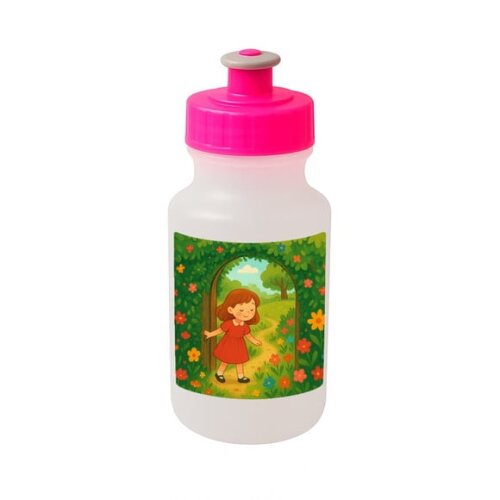 Garrafinha Squeeze Personalizada Jardim Secreto