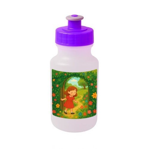 Garrafinha Squeeze Personalizada Jardim Secreto