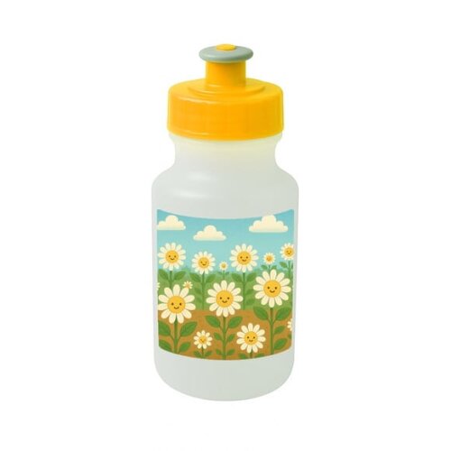 Garrafinha Squeeze Personalizada Margaridas