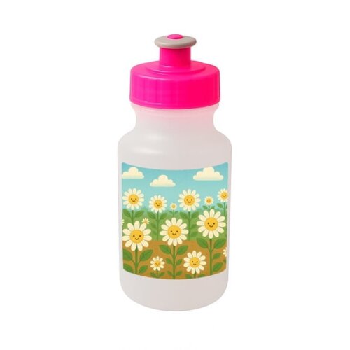 Garrafinha Squeeze Personalizada Margaridas