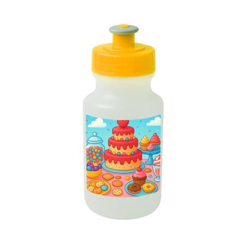 Garrafinha Squeeze Personalizada Mesa Doces Coloridos