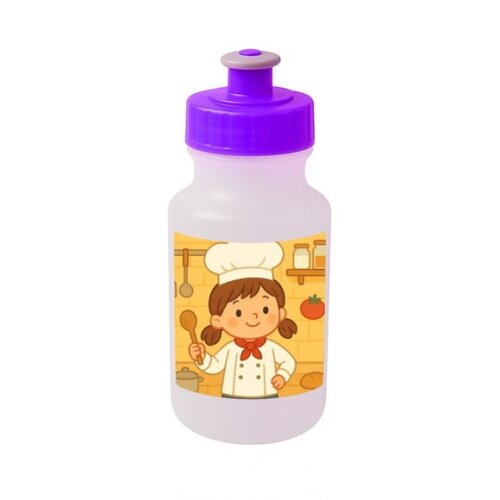 Garrafinha Squeeze Personalizada Mini Chefe Menina