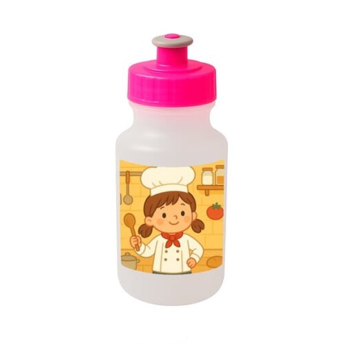 Garrafinha Squeeze Personalizada Mini Chefe Menina
