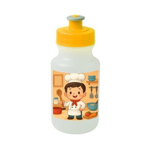 Garrafinha Squeeze Personalizada Mini Chefe Menino