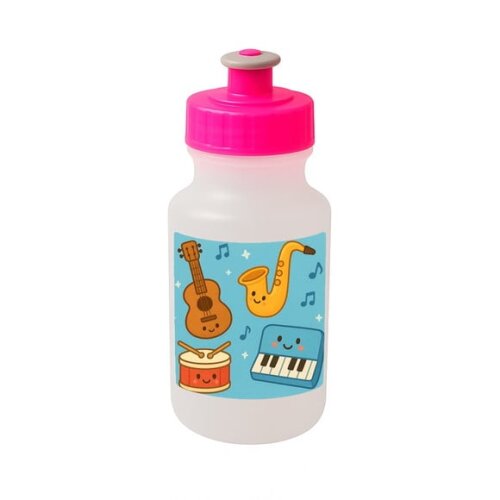Garrafinha Squeeze Personalizada Músicas Instrumentos