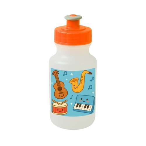 Garrafinha Squeeze Personalizada Músicas Instrumentos